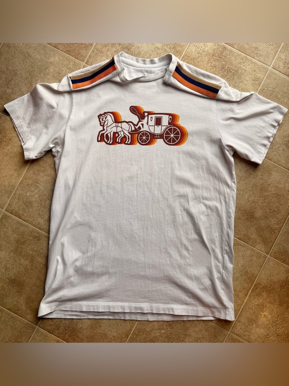 T-shirt Coach Blanc / Coach T-shirt White M